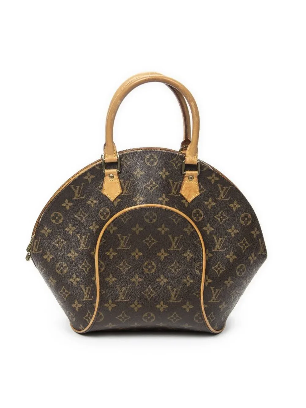 Louis Vuitton Ellipse Brown Monogram Canvas Handbag